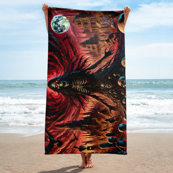 Empress of Bones Sublimated Beach Towel - Image 2