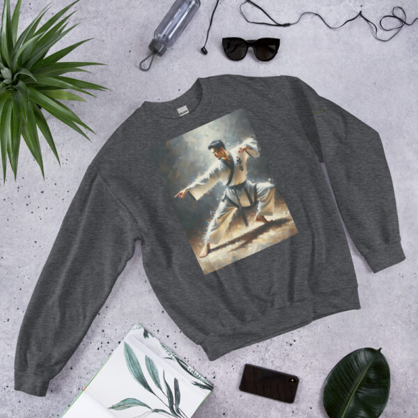 Essence of the Way - Martial Arts Inspired Crew Neck Sweatshirt - Image 5