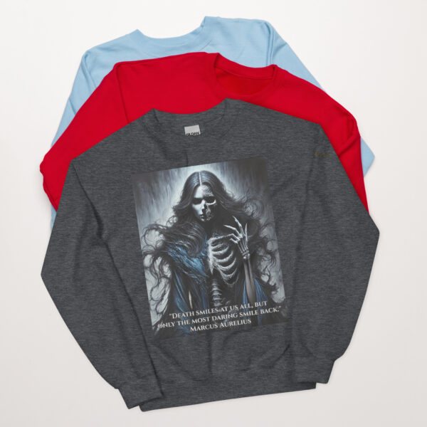 Hel's Dominion: Shadows of Niflheim - Norse Goddess Crew Neck Sweatshirt - Image 8