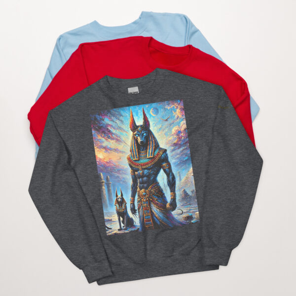 Anubis Twilight Majesty Unisex Crew Neck Sweatshirt - Image 2