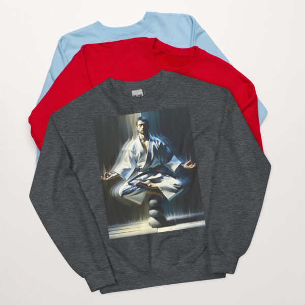 Zenith of Serenity Sweatshirt - EVOKE Performance Unisex Crew Neck - Image 3