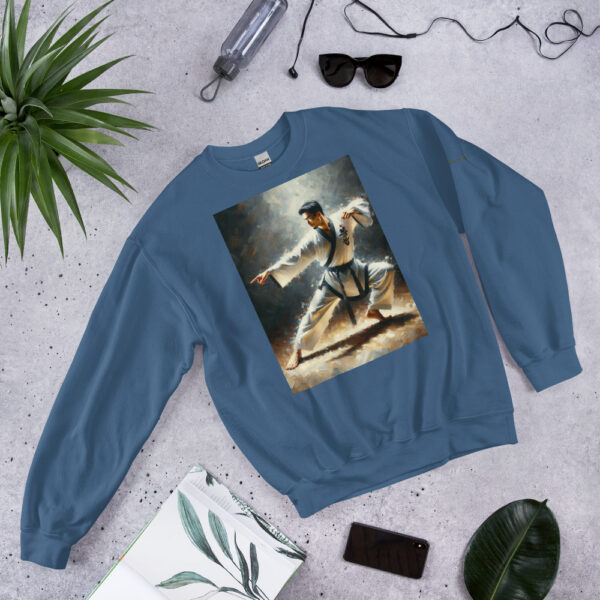 Essence of the Way - Martial Arts Inspired Crew Neck Sweatshirt - Image 7