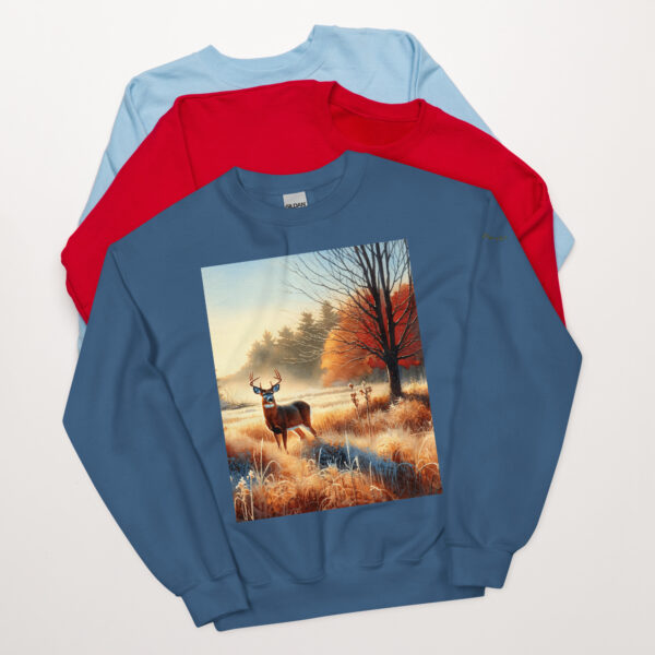 Autumn's Majesty Unisex Crew Neck Sweatshirt - Durable, Soft, Pre-shrunk - Image 3