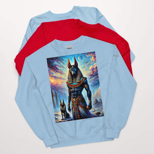 Anubis Twilight Majesty Unisex Crew Neck Sweatshirt - Image 6