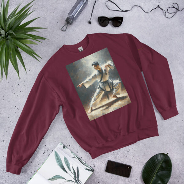 Essence of the Way - Martial Arts Inspired Crew Neck Sweatshirt - Image 3