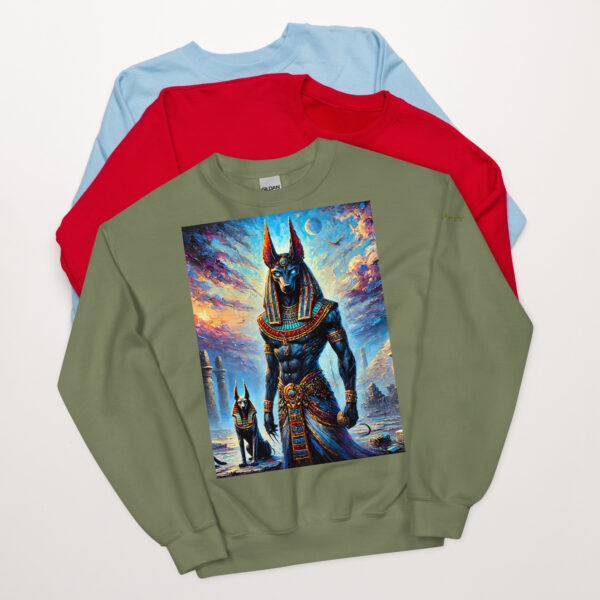 Anubis Twilight Majesty Unisex Crew Neck Sweatshirt - Image 5