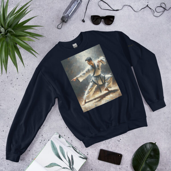 Essence of the Way - Martial Arts Inspired Crew Neck Sweatshirt - Image 2