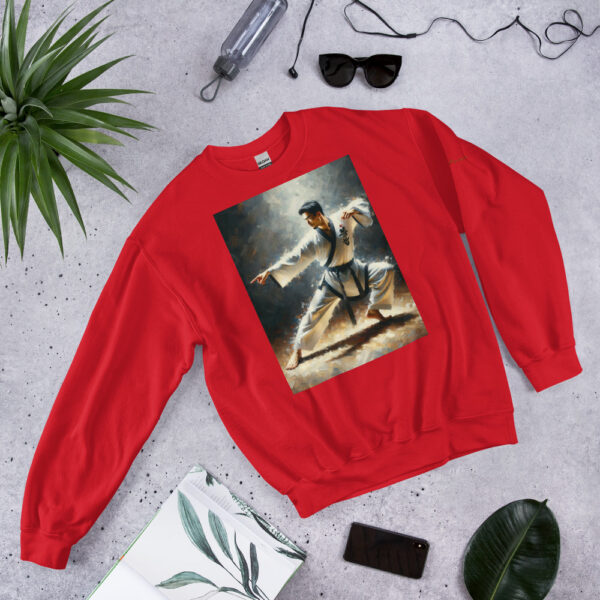 Essence of the Way - Martial Arts Inspired Crew Neck Sweatshirt - Image 4