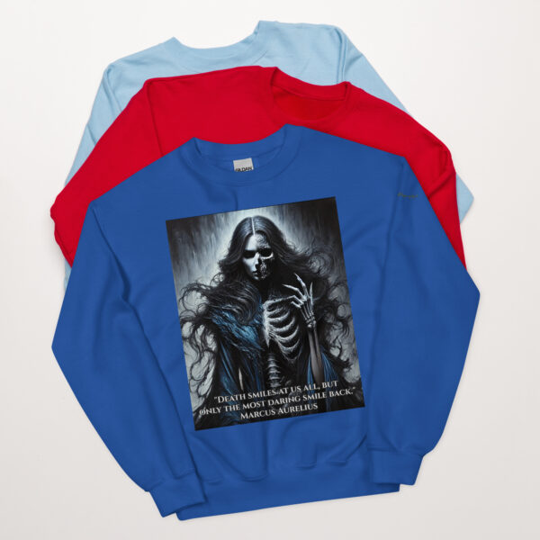 Hel's Dominion: Shadows of Niflheim - Norse Goddess Crew Neck Sweatshirt - Image 9