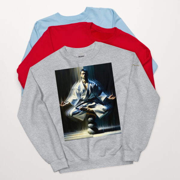 Zenith of Serenity Sweatshirt - EVOKE Performance Unisex Crew Neck - Image 7