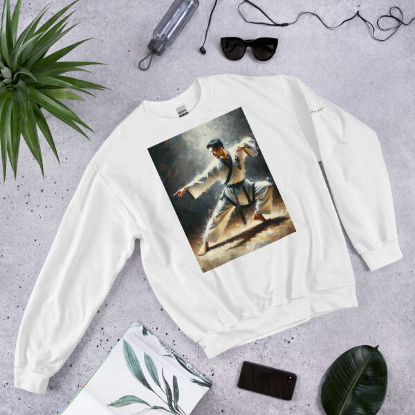 Essence of the Way - Martial Arts Inspired Crew Neck Sweatshirt - Image 8