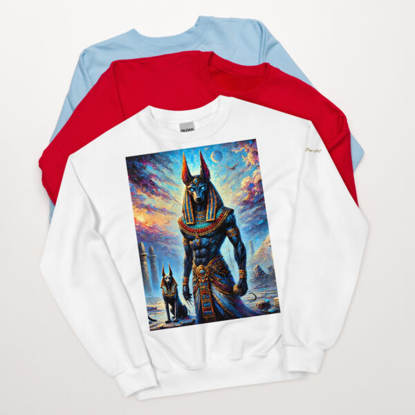 Anubis Twilight Majesty Unisex Crew Neck Sweatshirt - Image 8