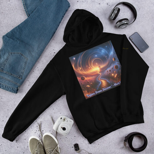 Celestial Dreamway Hoodie - Unisex Heavy Blend with Mystical Art