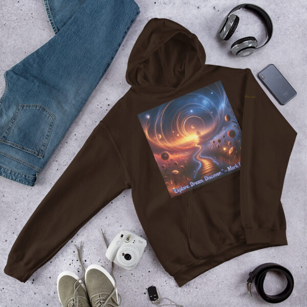 Celestial Dreamway Hoodie - Unisex Heavy Blend with Mystical Art - Image 3