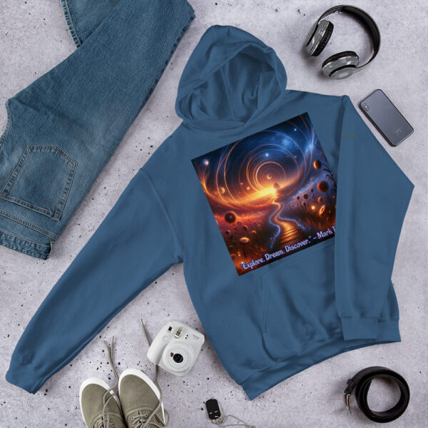 Celestial Dreamway Hoodie - Unisex Heavy Blend with Mystical Art - Image 6