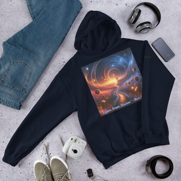 Celestial Dreamway Hoodie - Unisex Heavy Blend with Mystical Art - Image 2