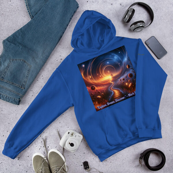 Celestial Dreamway Hoodie - Unisex Heavy Blend with Mystical Art - Image 5