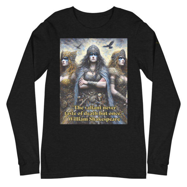 Triumvirate of Valour Unisex Long Sleeve Tee – Inspired by Morrigan