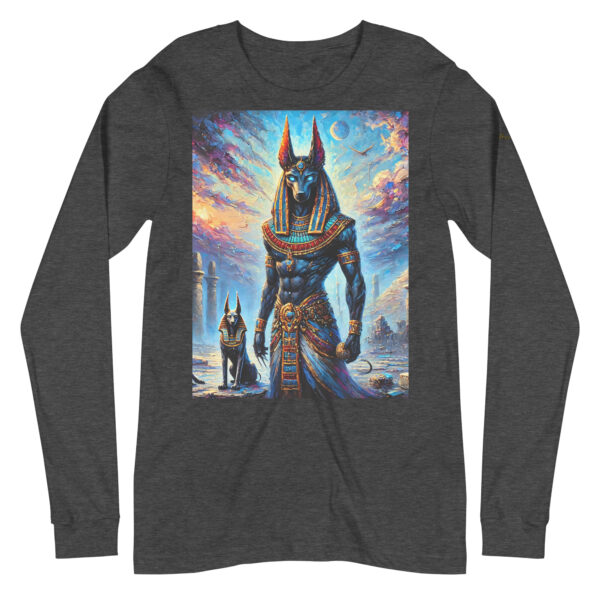 Anubis Twilight Majesty Unisex Long Sleeve Tee | EVOKE Performance - Image 5