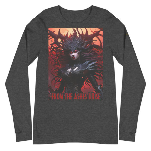 EVOKE Performance Unisex Long Sleeve Tee – 'From the Ashes I Rise' – Athletic Comfort Fit for Indoor & Outdoor Use - Image 7