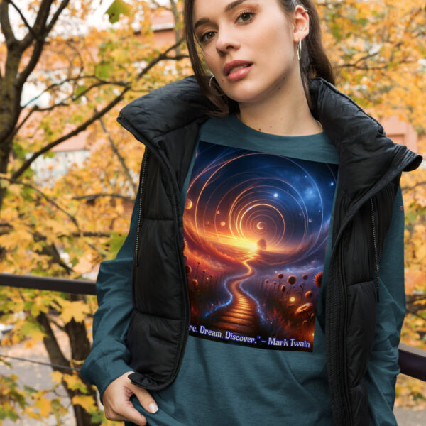 Celestial Dreamway Unisex Long Sleeve Tee - Ethereal Art by Infinite Muse Arts - Image 12