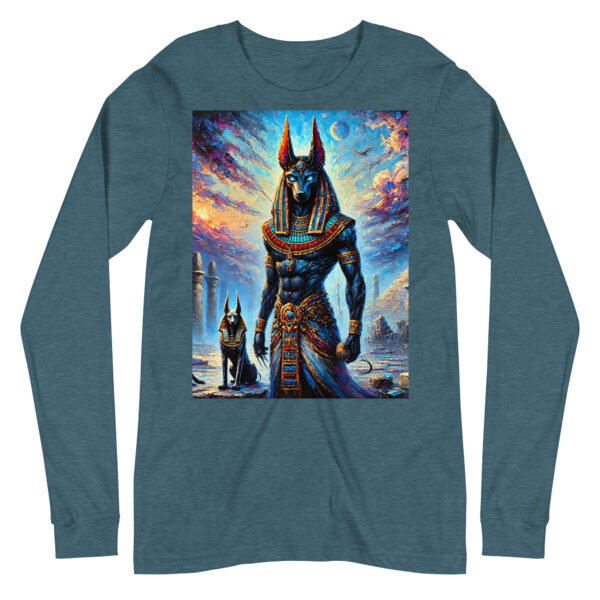 Anubis Twilight Majesty Unisex Long Sleeve Tee | EVOKE Performance - Image 7