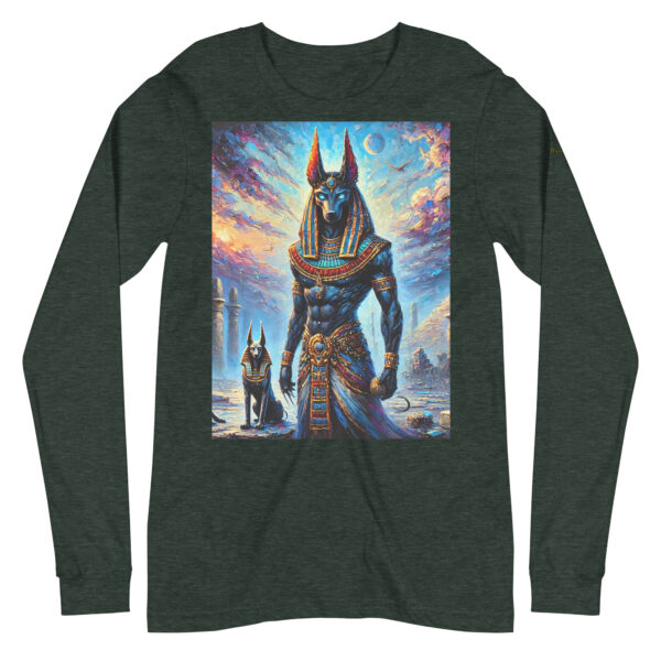 Anubis Twilight Majesty Unisex Long Sleeve Tee | EVOKE Performance - Image 4