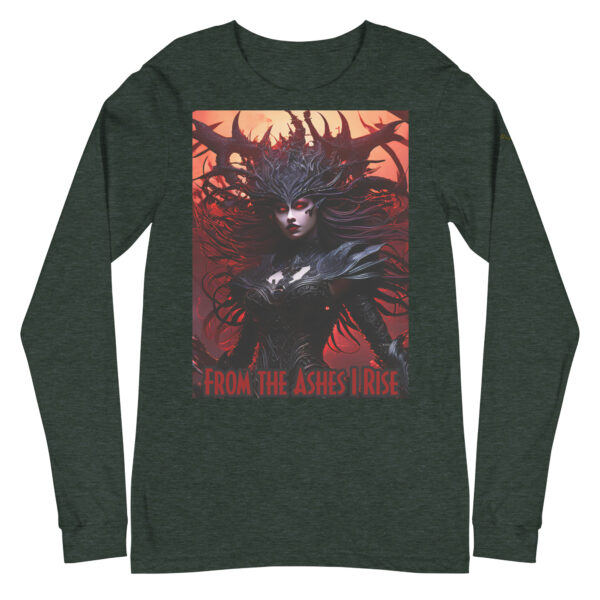 EVOKE Performance Unisex Long Sleeve Tee – 'From the Ashes I Rise' – Athletic Comfort Fit for Indoor & Outdoor Use - Image 6