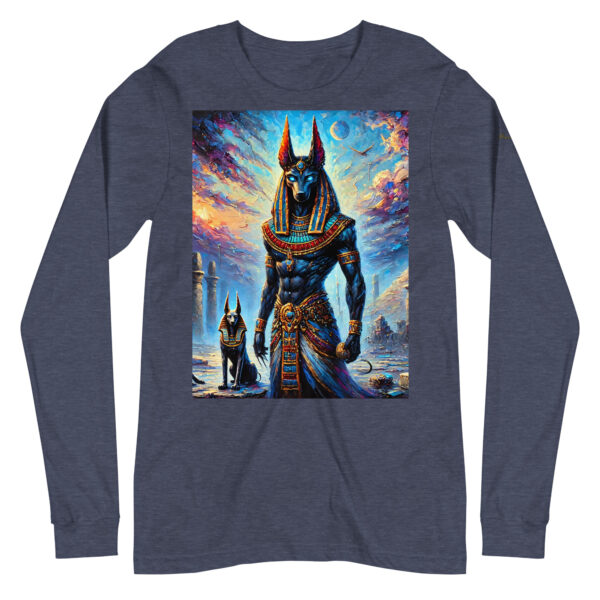 Anubis Twilight Majesty Unisex Long Sleeve Tee | EVOKE Performance - Image 6