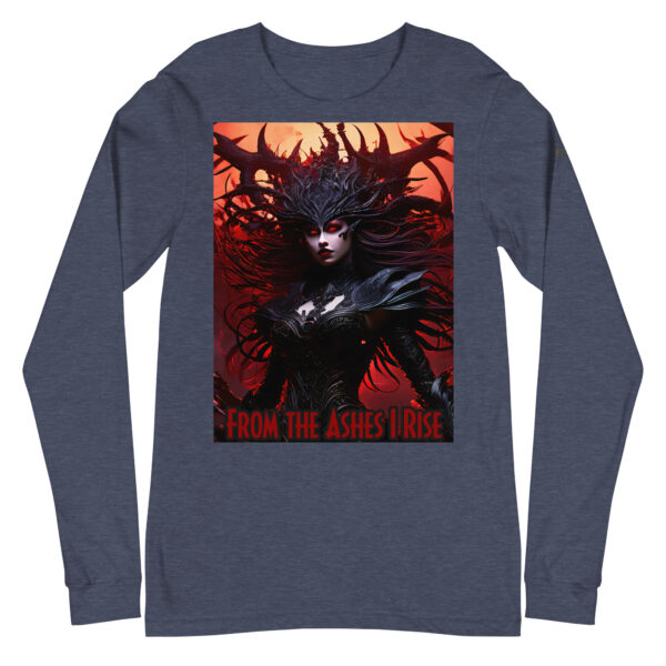 EVOKE Performance Unisex Long Sleeve Tee – 'From the Ashes I Rise' – Athletic Comfort Fit for Indoor & Outdoor Use - Image 8