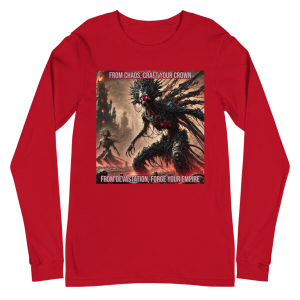 EVOKE Performance Unisex Long Sleeve Tee - Mictlantecuhtli's Rebirth - Image 7