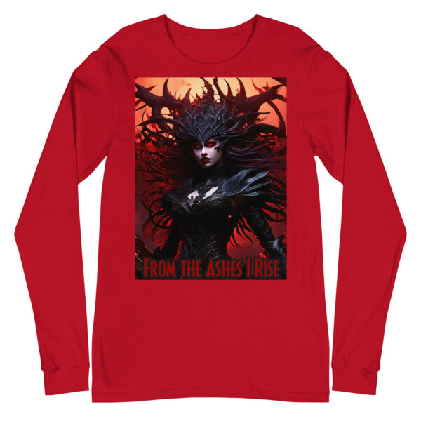 EVOKE Performance Unisex Long Sleeve Tee – 'From the Ashes I Rise' – Athletic Comfort Fit for Indoor & Outdoor Use - Image 5