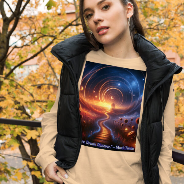 Celestial Dreamway Unisex Long Sleeve Tee - Ethereal Art by Infinite Muse Arts - Image 14