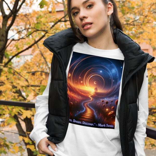 Celestial Dreamway Unisex Long Sleeve Tee - Ethereal Art by Infinite Muse Arts - Image 16