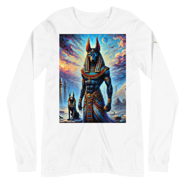 Anubis Twilight Majesty Unisex Long Sleeve Tee | EVOKE Performance - Image 8