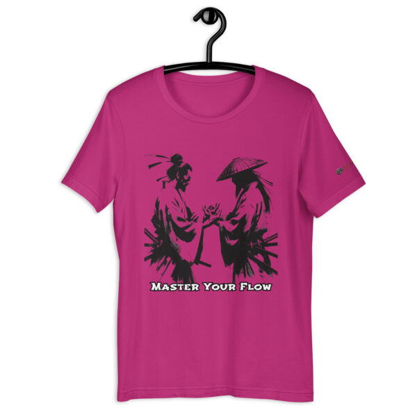 Chi Sau Harmony Unisex Comfort Fit T-Shirt – Martial Arts Flow Design with Optional 'Master Your Flow' Quote - Image 2