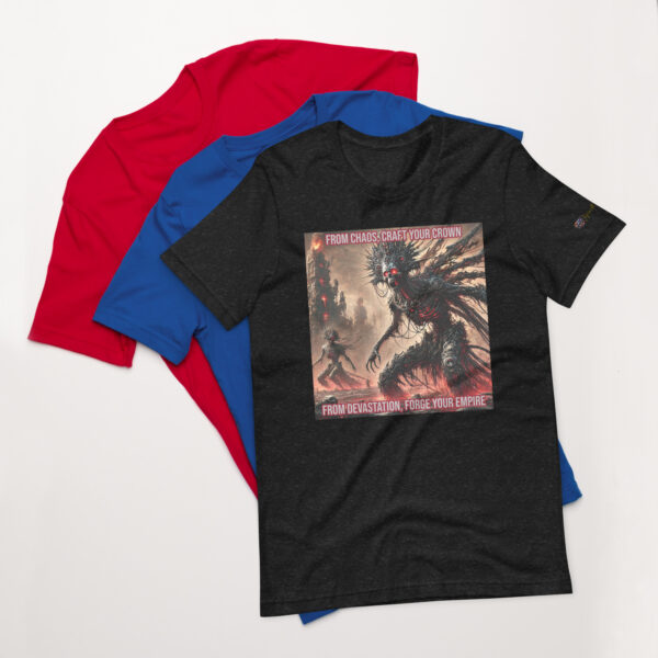 Mictlantecuhtli's Rebirth" Unisex T-Shirt | EVOKE Performance Bella + Canvas 3001 - Image 2