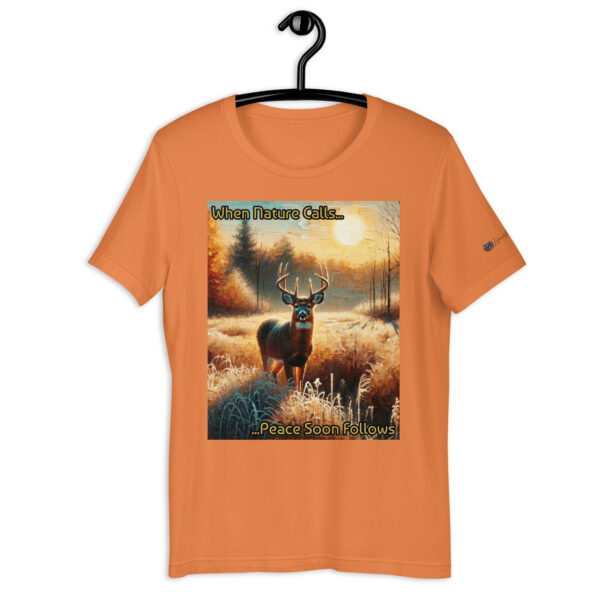 Autumn Sentinel Comfort Fit Unisex T-Shirt – Majestic Deer Design – Soft Cotton Tee - Image 7