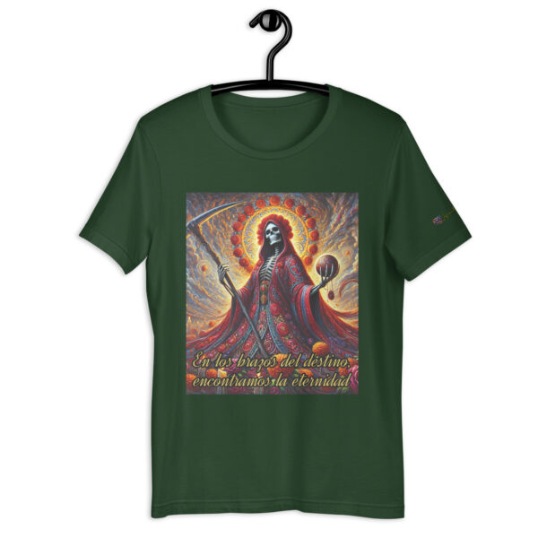 La Muerte's Omen: Old-Fashioned Comfort Fit Unisex T-Shirt – Mystical Death Goddess Design - Image 6