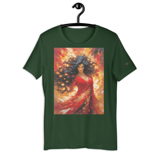 Crimson Enigma Art T-Shirt - Bella + Canvas 3001 Unisex Staple Tee - Image 6