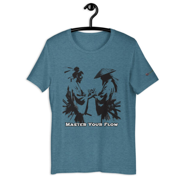 Chi Sau Harmony Unisex Comfort Fit T-Shirt – Martial Arts Flow Design with Optional 'Master Your Flow' Quote - Image 4