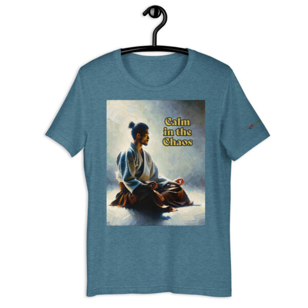 Zen Resonance 'Calm in the Chaos' Martial Arts Meditation Unisex T-Shirt - Image 4