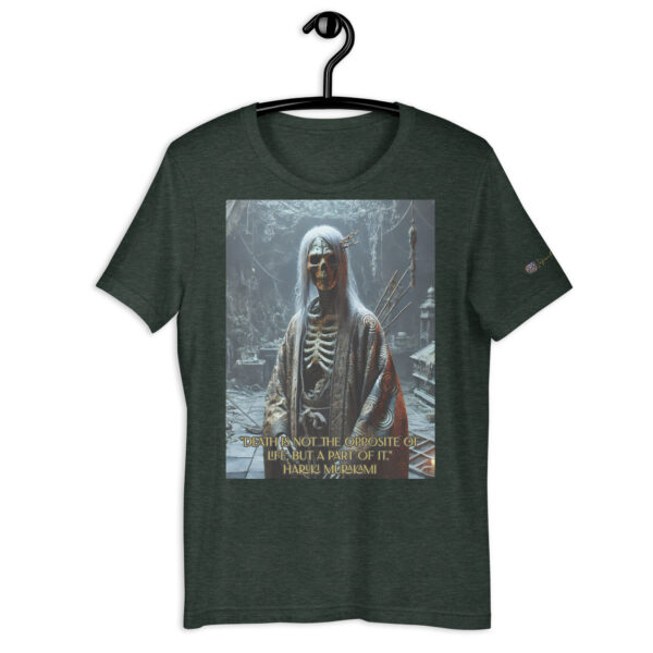 Yama, Lord of the Underworld - Unisex Cotton T-Shirt - Image 4