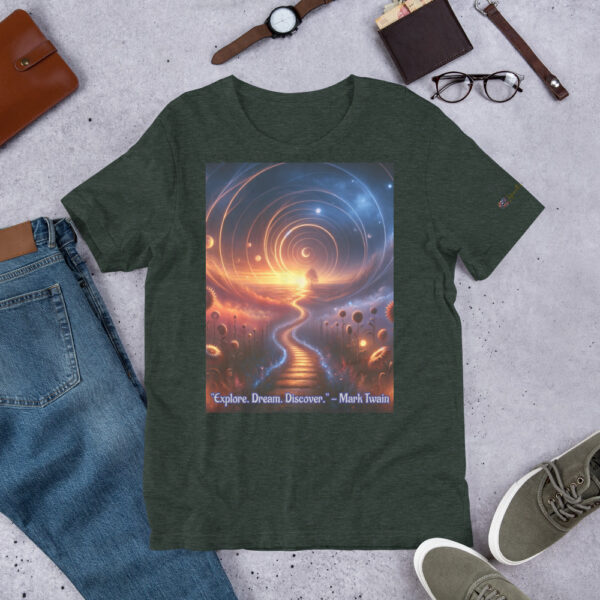 Celestial Dreamway T-Shirt | Unisex Cotton Tee with Vibrant Art Print