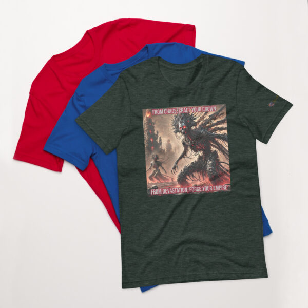 Mictlantecuhtli's Rebirth" Unisex T-Shirt | EVOKE Performance Bella + Canvas 3001 - Image 5