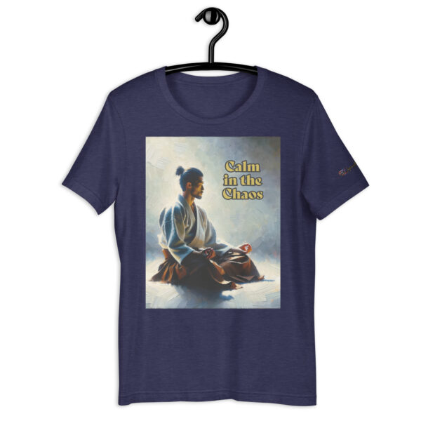 Zen Resonance 'Calm in the Chaos' Martial Arts Meditation Unisex T-Shirt - Image 2