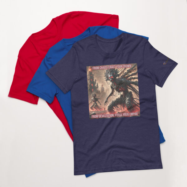 Mictlantecuhtli's Rebirth" Unisex T-Shirt | EVOKE Performance Bella + Canvas 3001 - Image 4