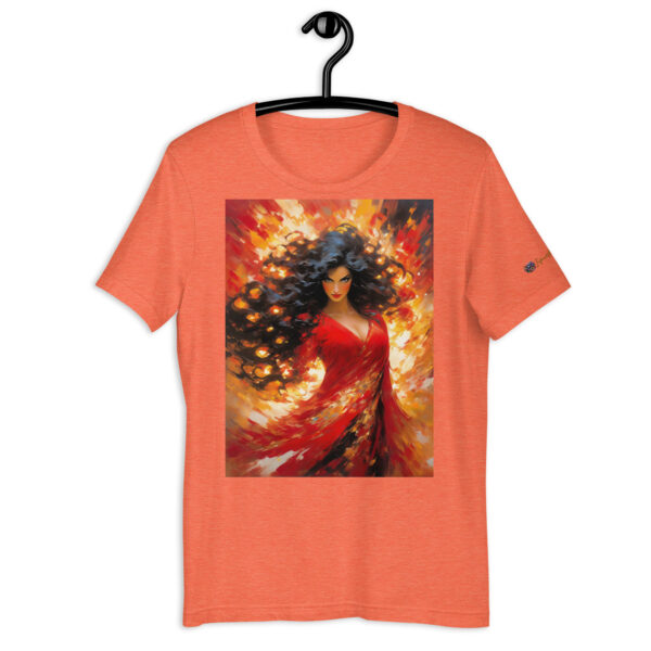 Crimson Enigma Art T-Shirt - Bella + Canvas 3001 Unisex Staple Tee - Image 8