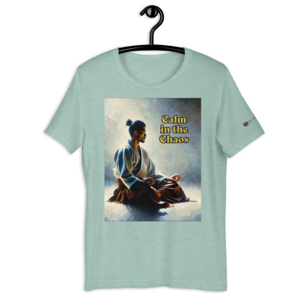 Zen Resonance 'Calm in the Chaos' Martial Arts Meditation Unisex T-Shirt - Image 7