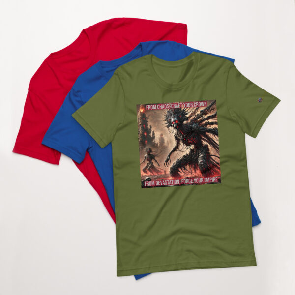 Mictlantecuhtli's Rebirth" Unisex T-Shirt | EVOKE Performance Bella + Canvas 3001 - Image 7